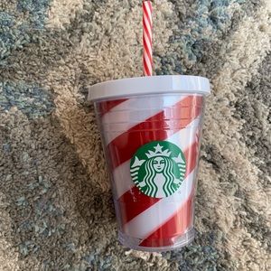 Starbucks Candy Cane 12 oz Tervis Tumbler Cup